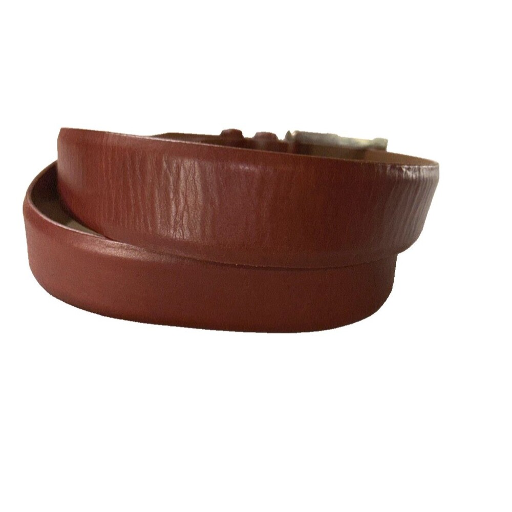 Allen Edmonds made in USA Men’s Brown Genuine Leather Belt size 40/100 cm - Picture 3 of 5